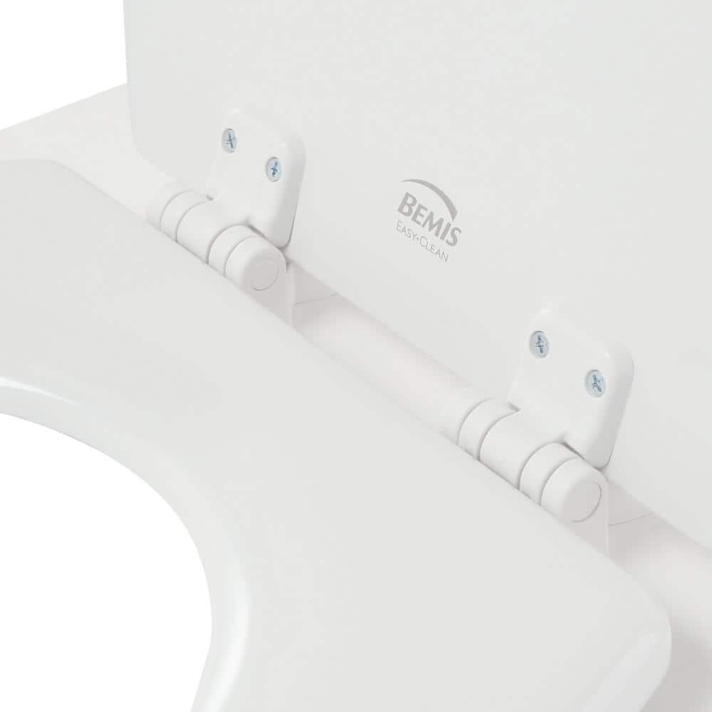 Bemis 1500EC Toilet Seat with Easy Clean & Change Hinges, Durable Wood