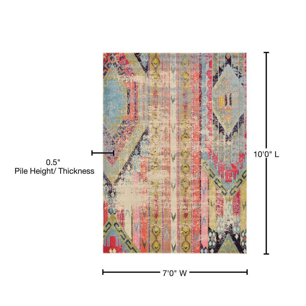 Unique Loom 7' 1 x 10' 0 Multi Sedona Yosemite Area Rug