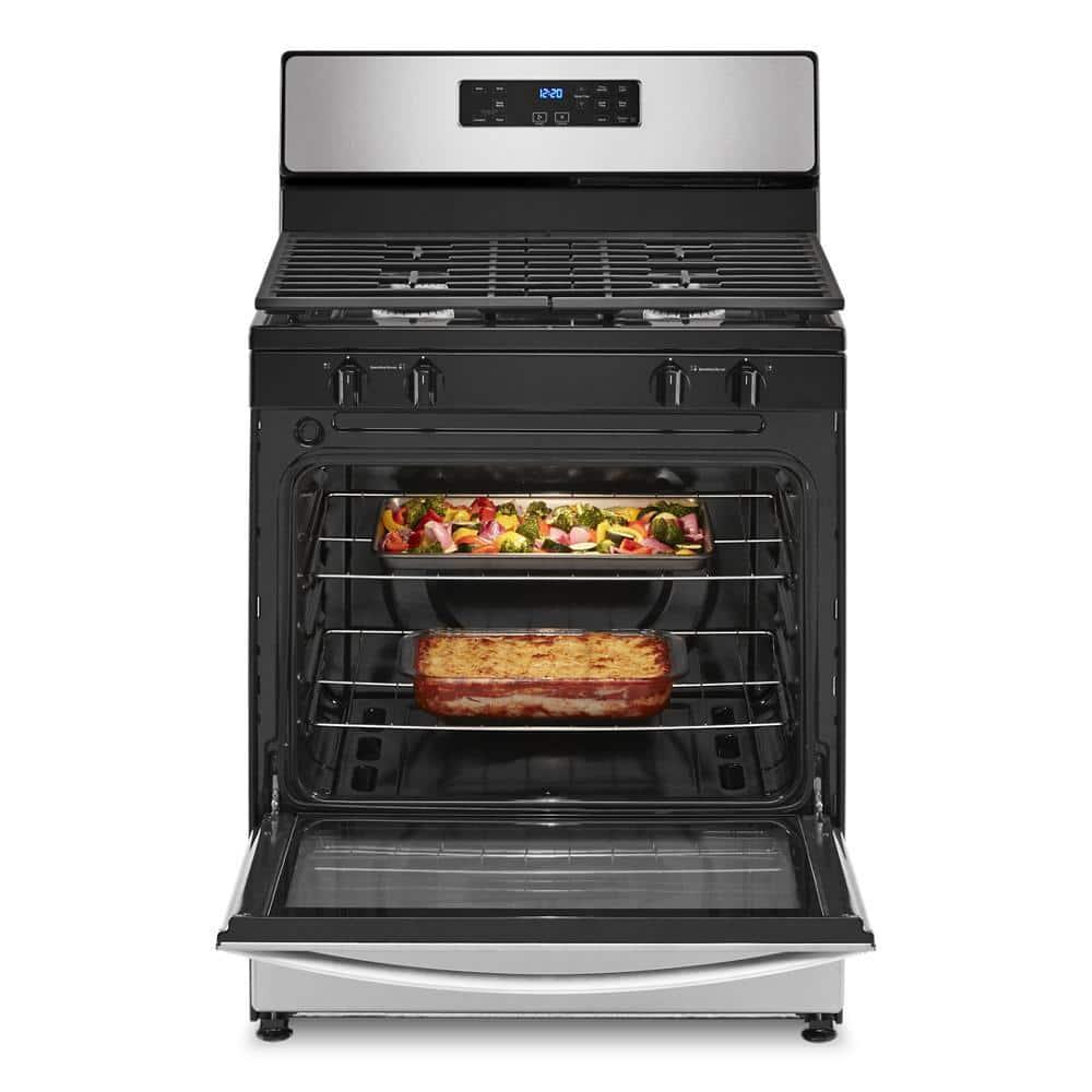 WHIRLPOOL WFG320M0MS 30" FREE STANDING GAS RANGE Stainless Steel