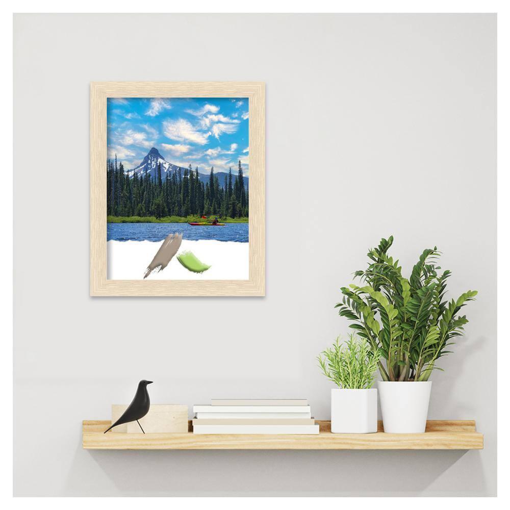 Amanti Art Woodgrain Stripe Wood Picture Frame Opening Size 11x14 in.