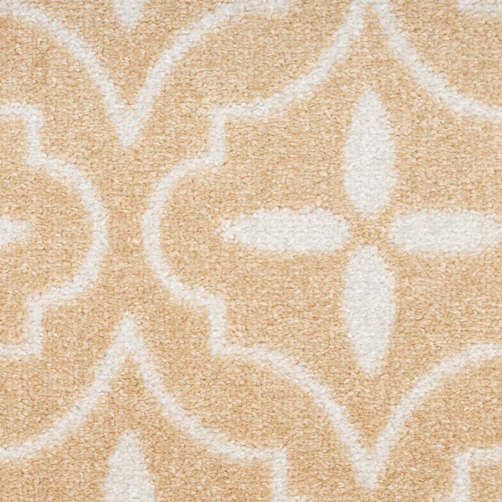 Nourison Essentials Moroccan Modern Indoor Outdoor Rug Beige Ivory 4' x 6'