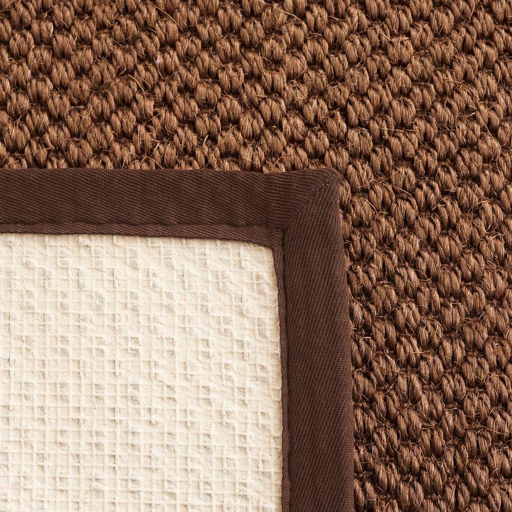 Natural Fiber NF525 Power Loomed Indoor Accent Rug - Chocolate - 2'x3' - Safavieh.
