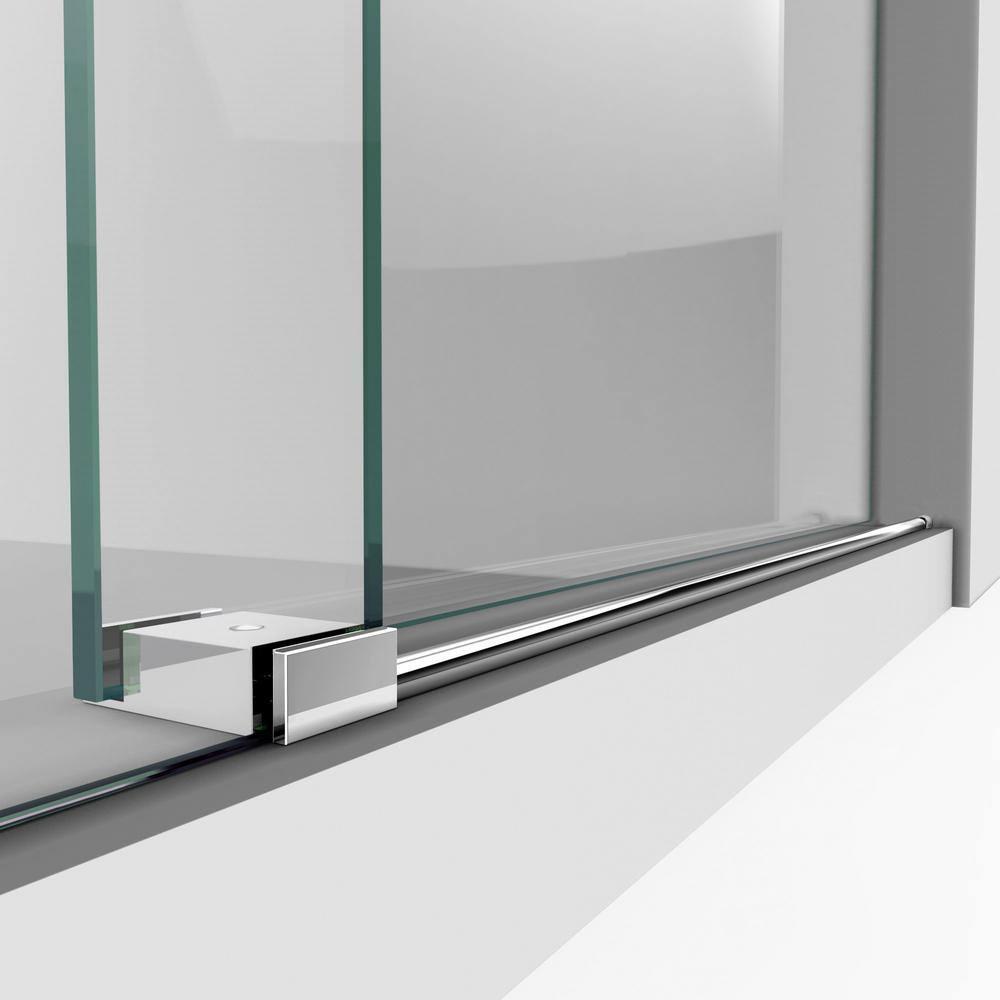 DreamLine Enigma-XO 34 1/2 in. D x 50-54 in. W x 76 in. H Frameless Shower Enclosure