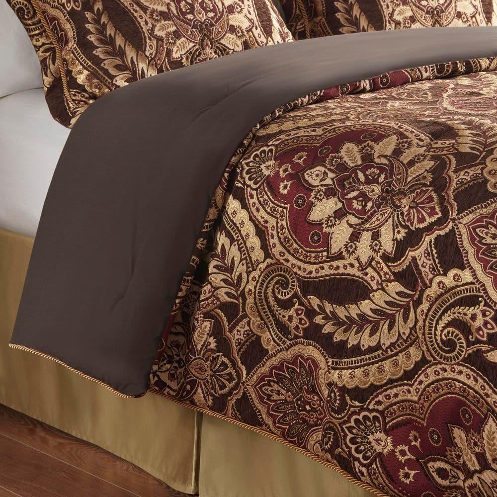 Croscill Croscill Julius 4 Piece Chenille Jacquard Comforter Set