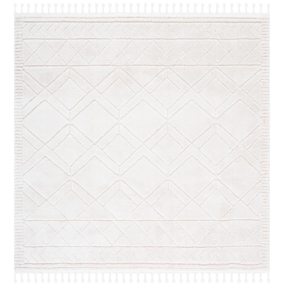 Marrakesh MRK534 Power Loomed Area Rug - Ivory/Beige - 6'7"x6'7" - Safavieh.