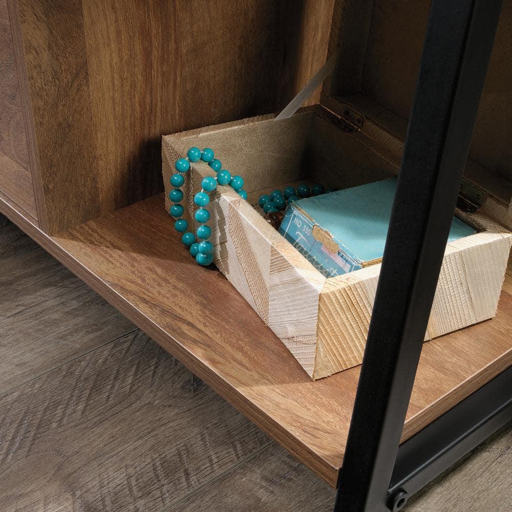 North Avenue 3 Drawer Horizontal Chest Sindoori Mango - Sauder: Modern Storage for Adult Bedroom, Metal Frame