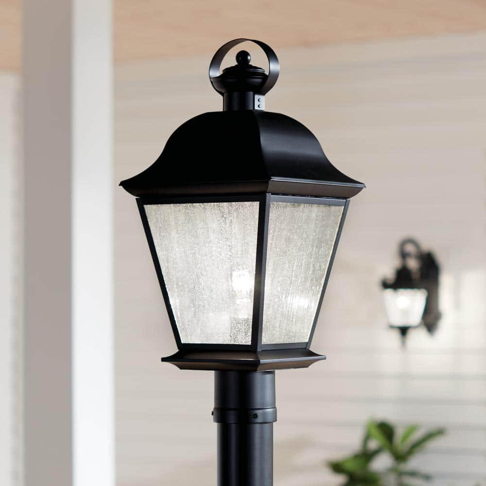 Kichler Lighting Mount Vernon 1 - Light Post Light in  Black