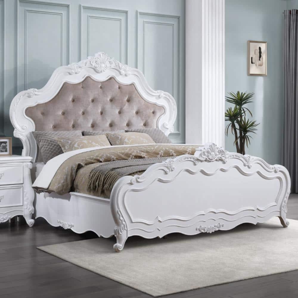 ACME Furniture Latisha Eastern King Bed in White
