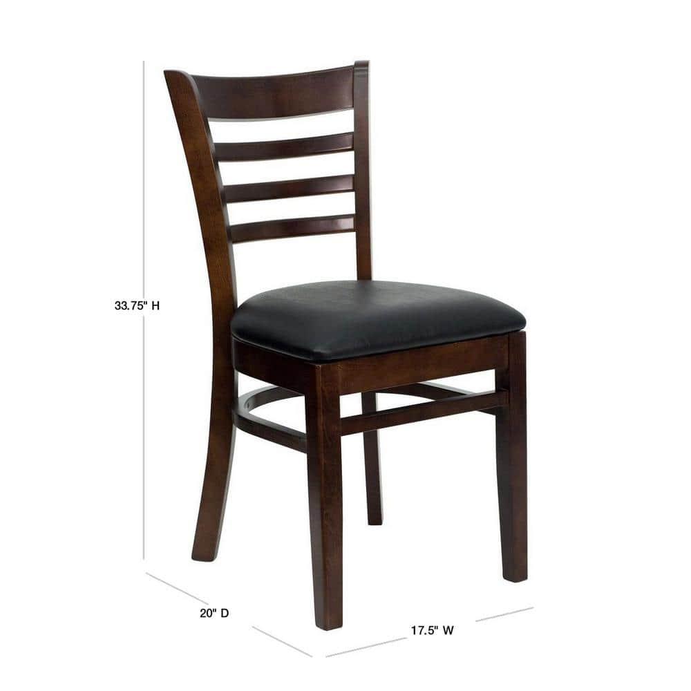 Red Barrel Studio® Ladder Back Wooden Restaurant Chair