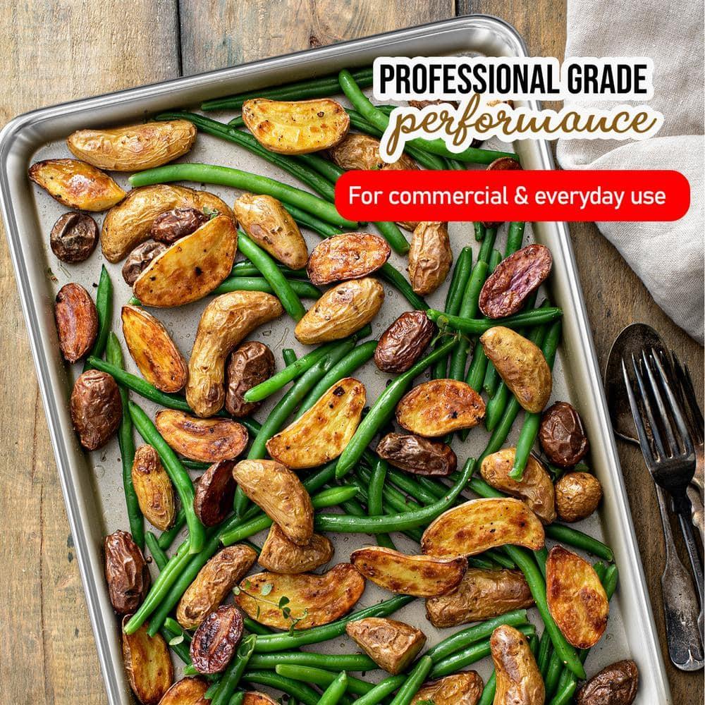 Joytable Joytable Non-Stick Aluminized Steel Half Sheet Pan Set (Set of 4)