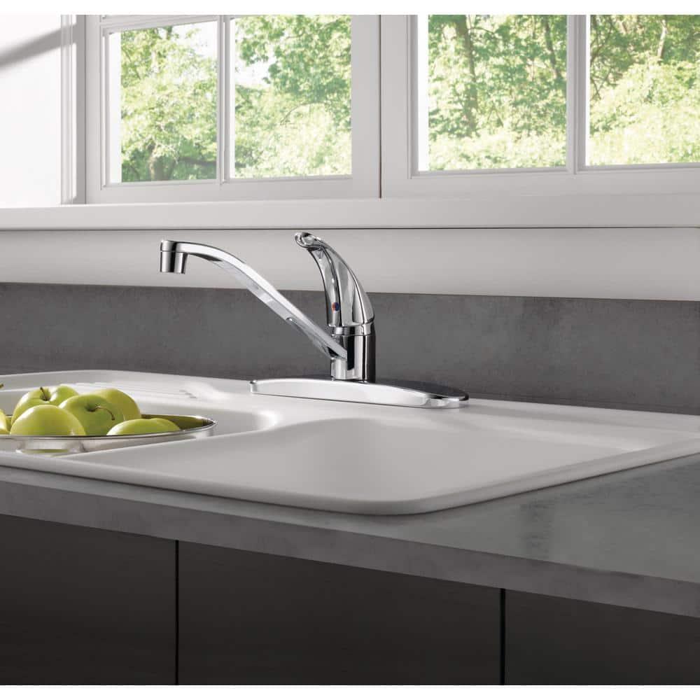 Core Single-Handle Kitchen Sink Faucet, 3-Hole Kitchen Faucet