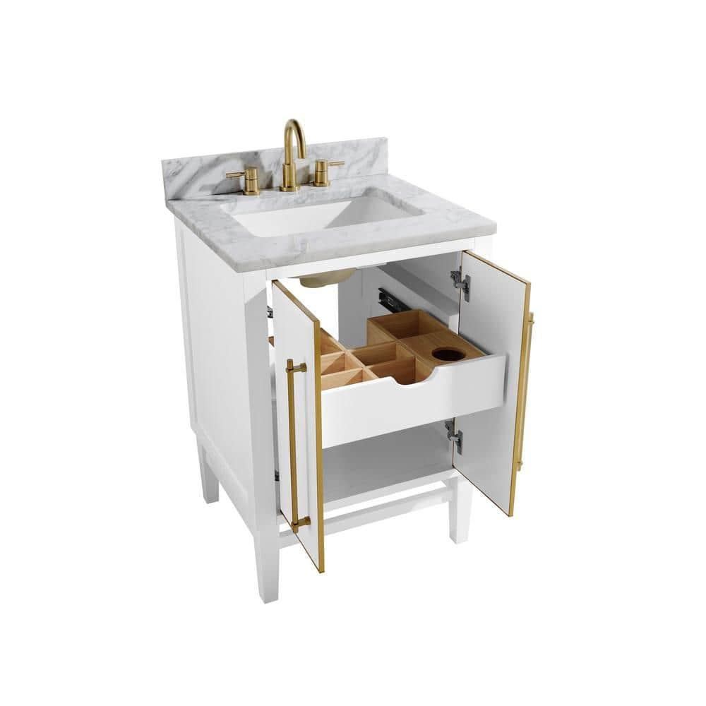 Avanity Mason-Vs25-G-C Mason 25" Free Standing Single Basin Vanity Set - White