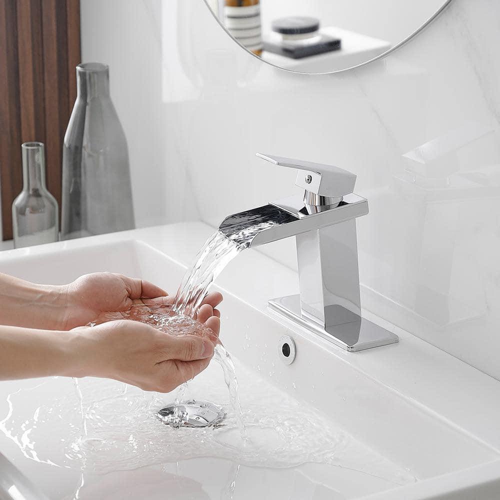 VIBRANTBATH 8009C-2 Single-Hole Single-handle Bathroom Faucet
