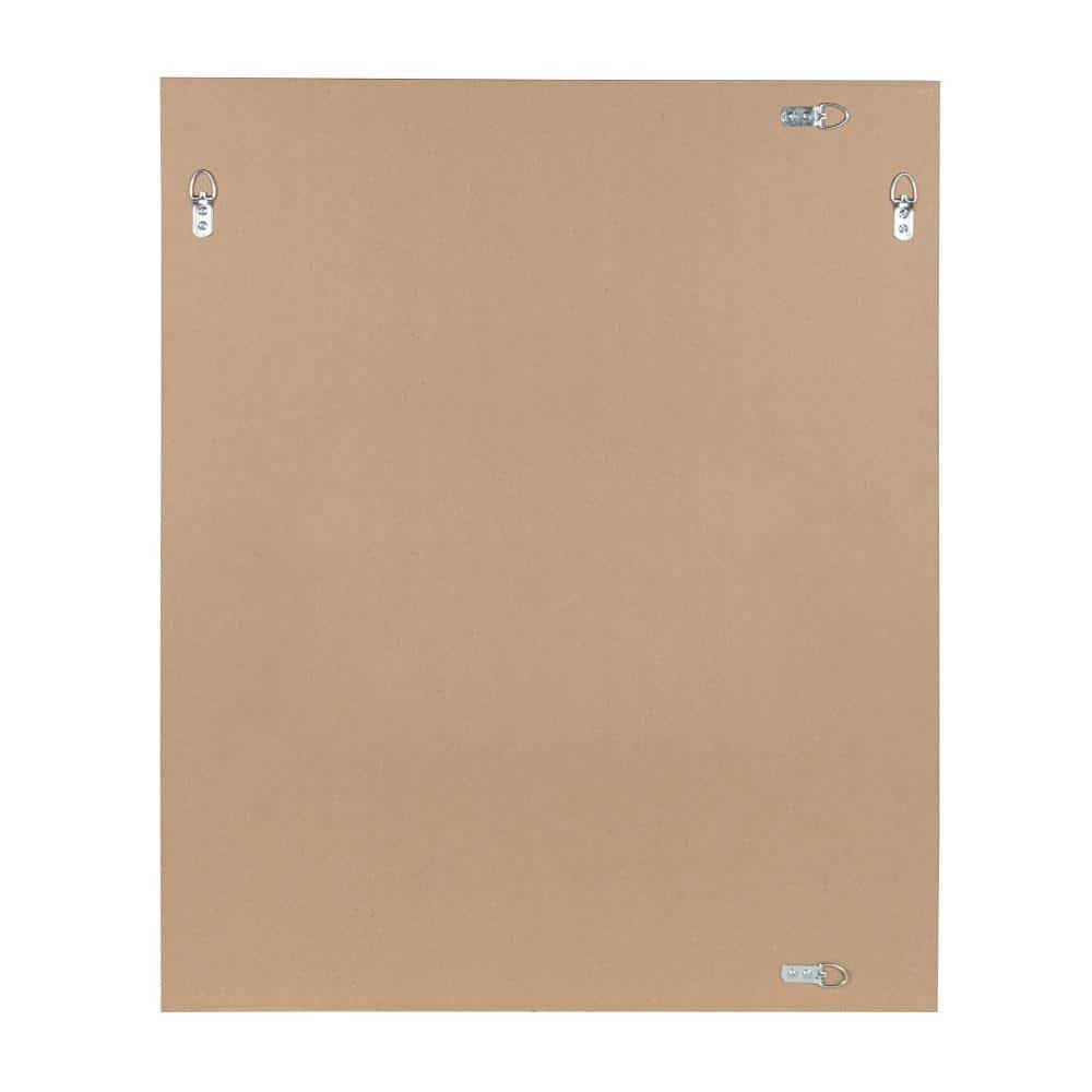 24" x 30" Calter Framed Wall Mirror White - Kate and Laurel