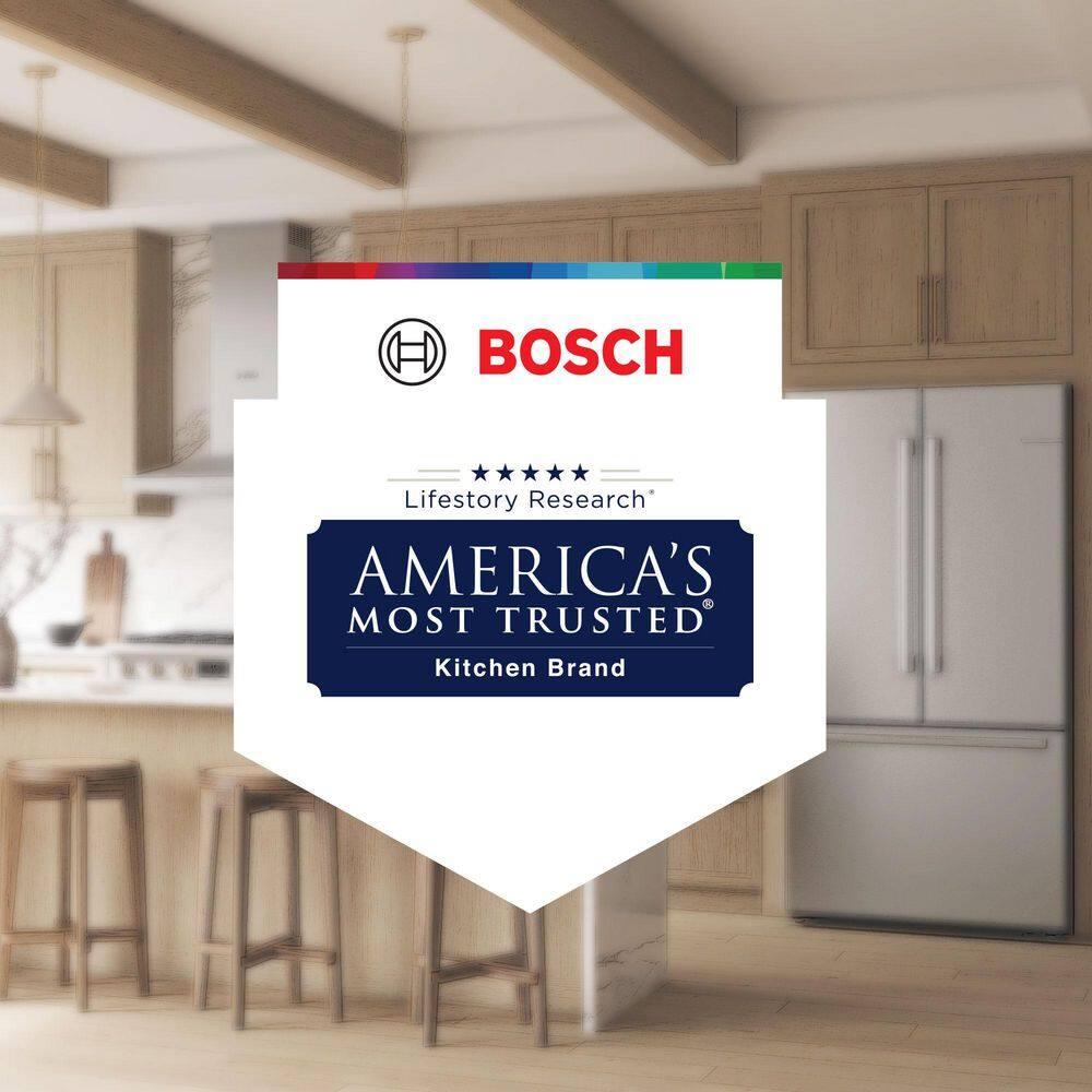 Bosch SGE53C55UC 300 Series 24" ADA Front Control Smart Built-In Dishwasher with Home Connect and 46 Dba