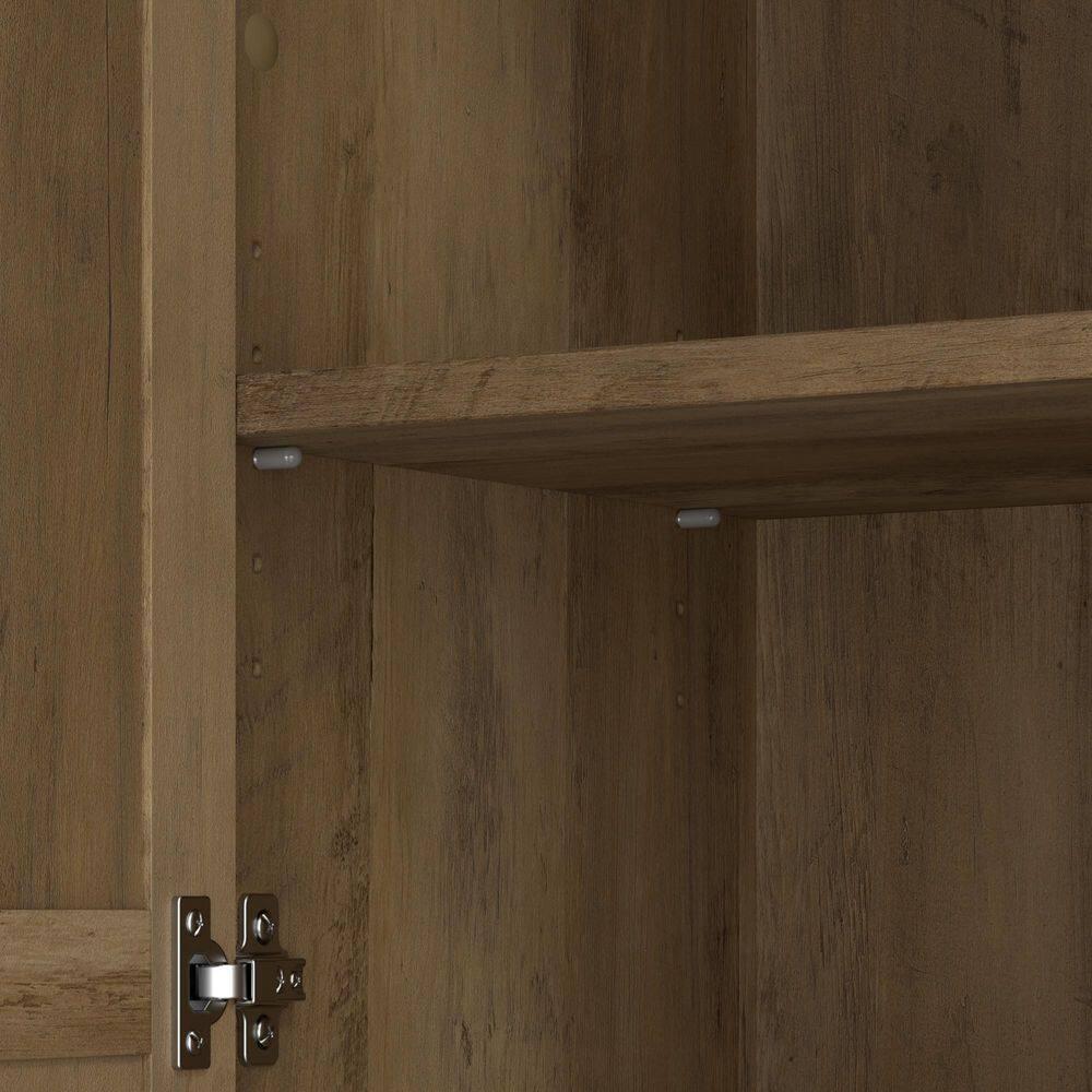 Key West Tall Storage Cabinet with Doors in Reclaimed Pine - Engineered Wood