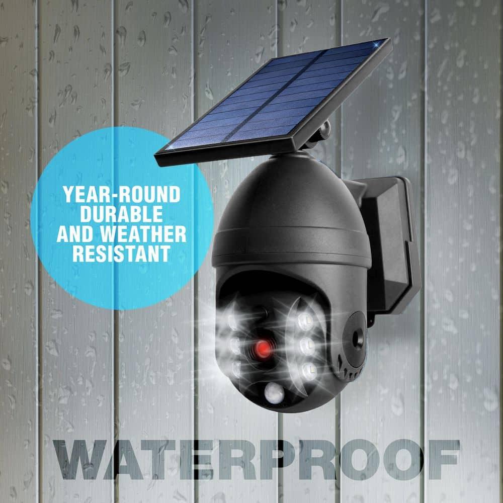 Bell + Howell LED Solar Powered Outdoor Security Spotlight with Motion Sensor