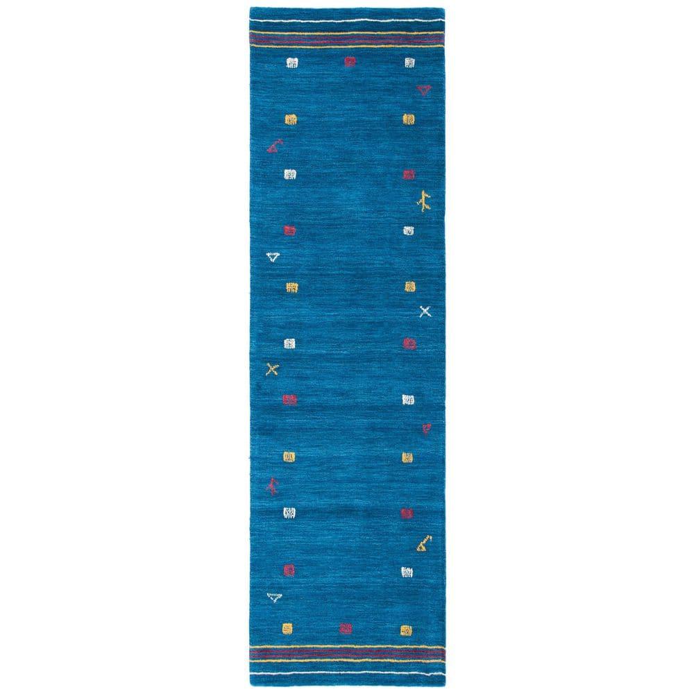 Himalaya HIM563 Handmade Runner Rug - 2'3"x8' - Blue - Safavieh