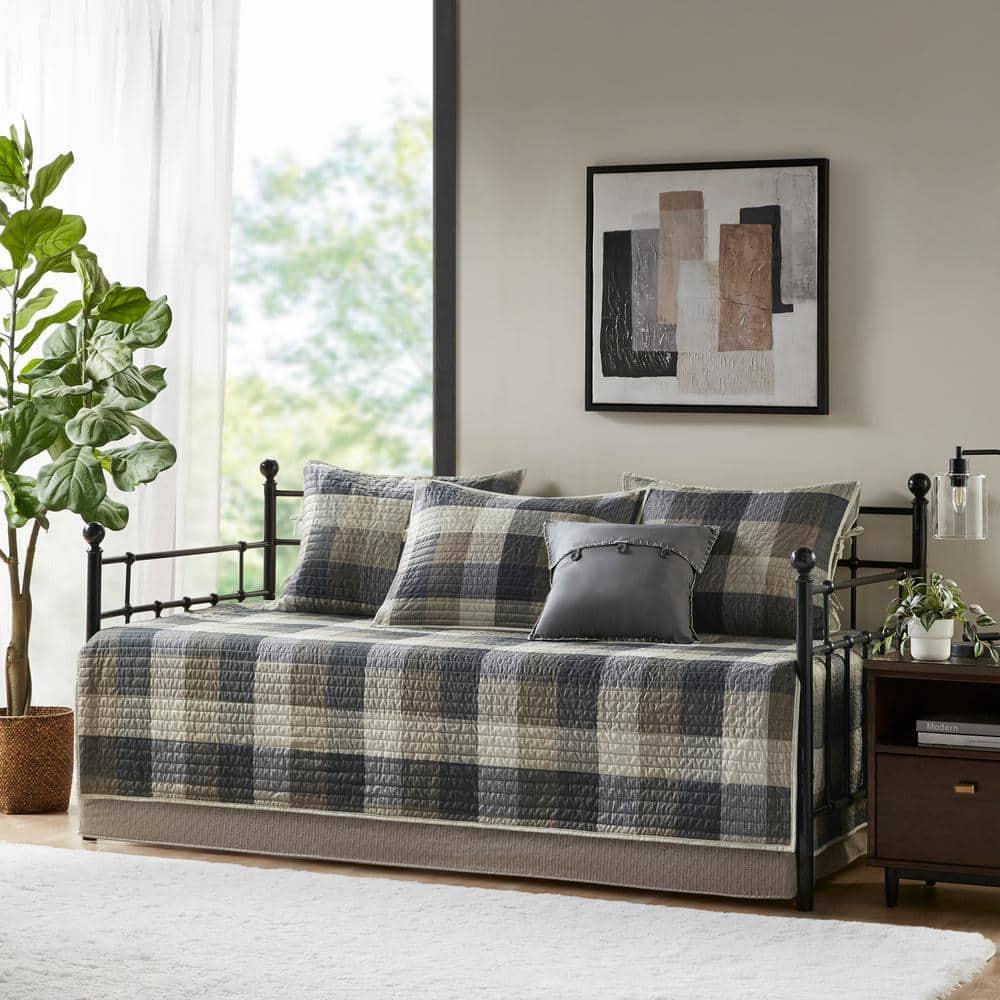 Madison Park Ridge 3 Piece Reversible Plaid Daybed Cover Set