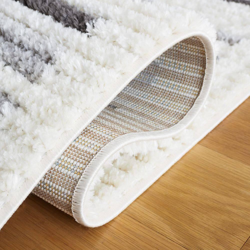 Marrakesh MRK308 Power Loomed Area Rug - Ivory/Gray - 8'x10' - Safavieh.