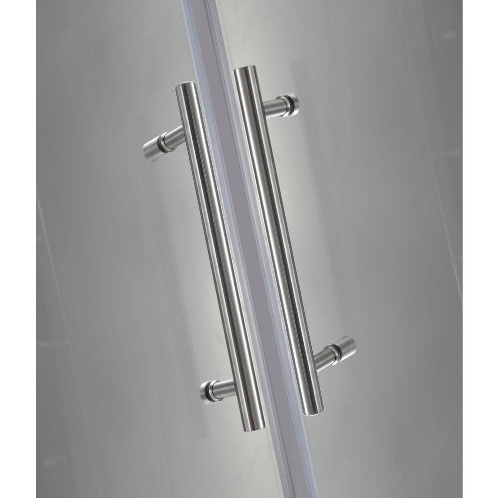 Vanora 34" x 72" Square Hinged Shower Enclosure