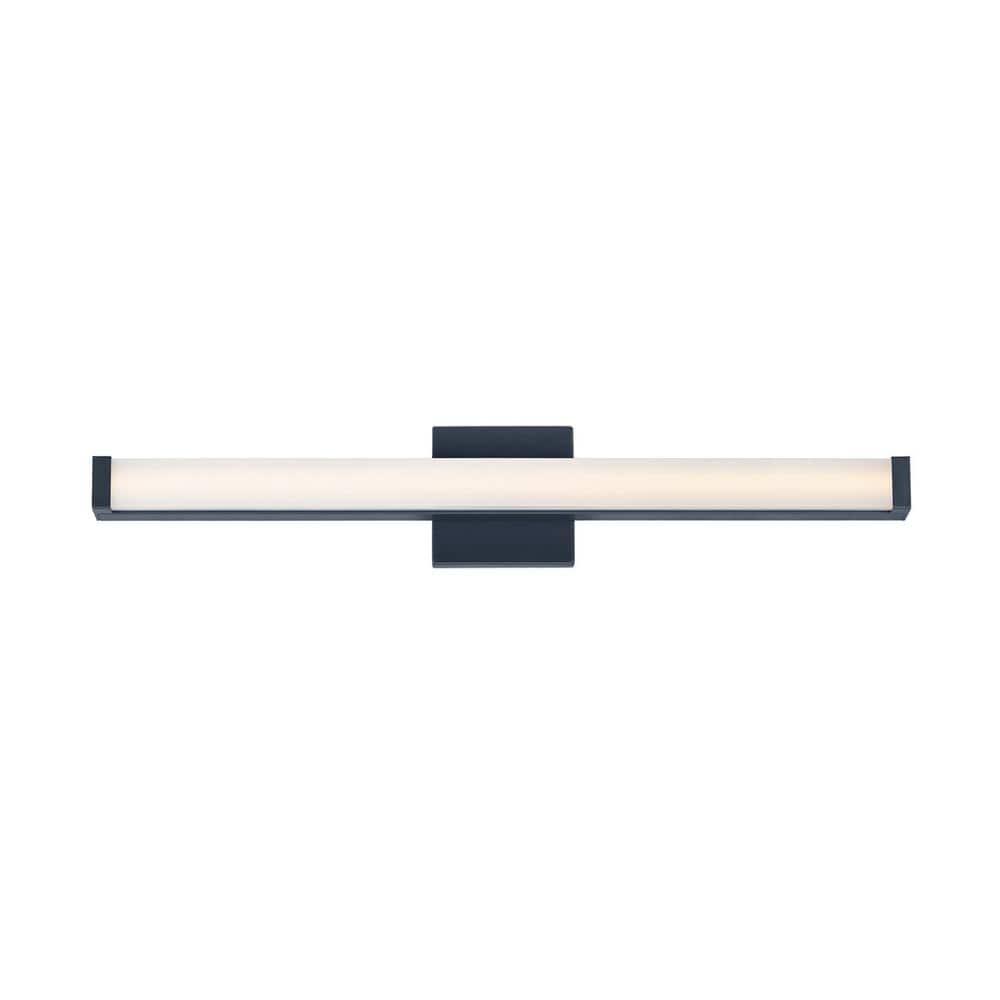 52004BK-Maxim Lighting-Spec-LED Bath Vanity Light-Minimalistic Contemporary Style-Black Finish-30 Inch Size