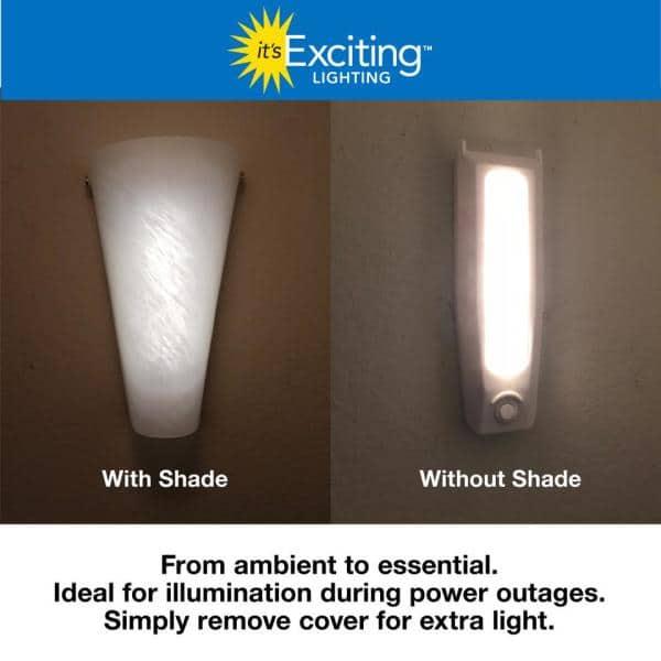 It's Exciting Lighting IEL-2901 London Barrel Wireless Wall Sconce, Amber, Wall, 9.88 in L x 3.90 in W x 9.87 in H