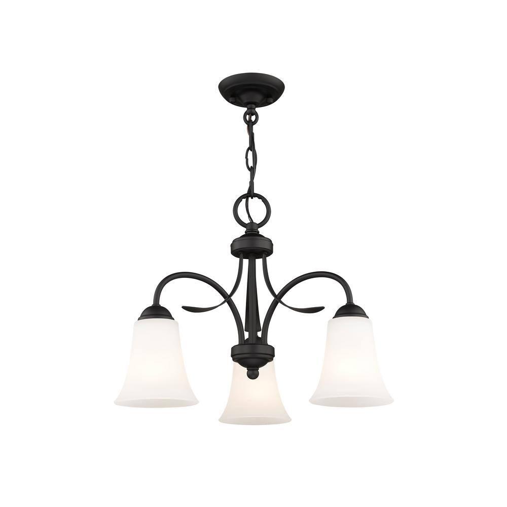 Livex Lighting Ridgedale 3 - Light Flush Mount in  Black