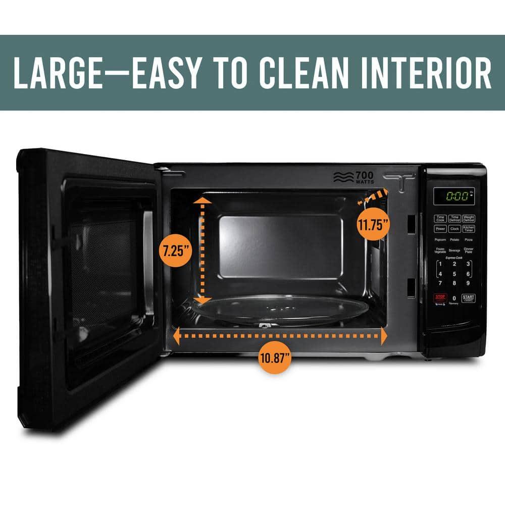 Farberware Farberware Countertop Microwave .7 Cu. Ft. 700-Watt Compact Microwave Oven FMO07ABTBKA