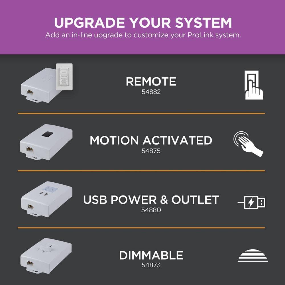 ULTRA PROGRADE 3.50" 663 lm LED Under-Cabinet Lights, 3000K 4000K 5000K (3 Count)
