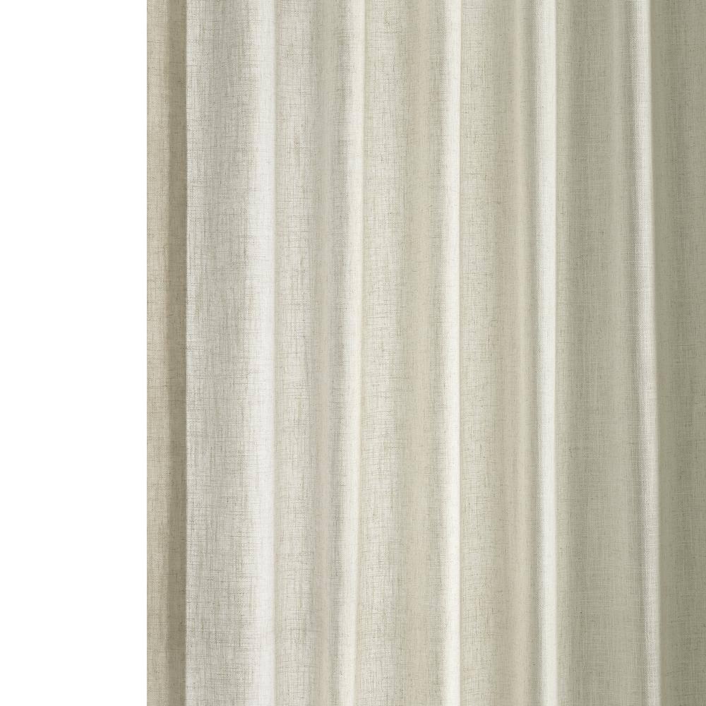 Barley Heavy Faux Linen Curtain (1 Panel), Barley, 50W X 84L