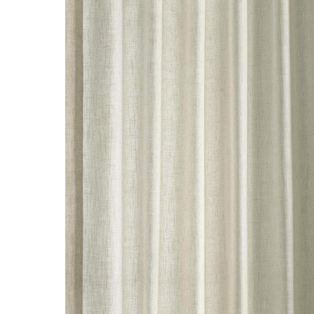 Barley Heavy Faux Linen Curtain (1 Panel), Barley, 50W X 96L