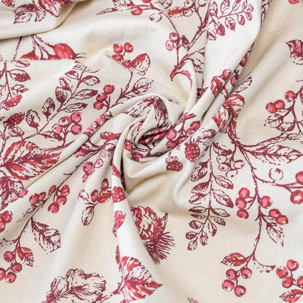 Ricardo  Tailored Panel Pair with tiebacks or Tailored Valance Garnet 84"W x 13"L Valance 13 Inches