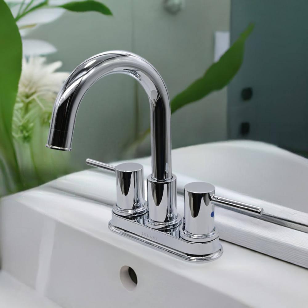 Lulani St. Lucia Centerset Bathroom Faucet with Drain Assembly