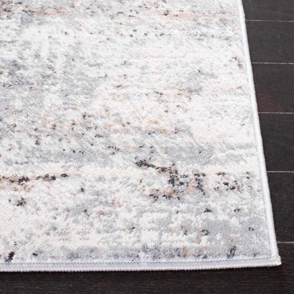 Amelia ALA463 Power Loomed Area Rug - Grey/Gold - 8'9"x11'9" - Safavieh.