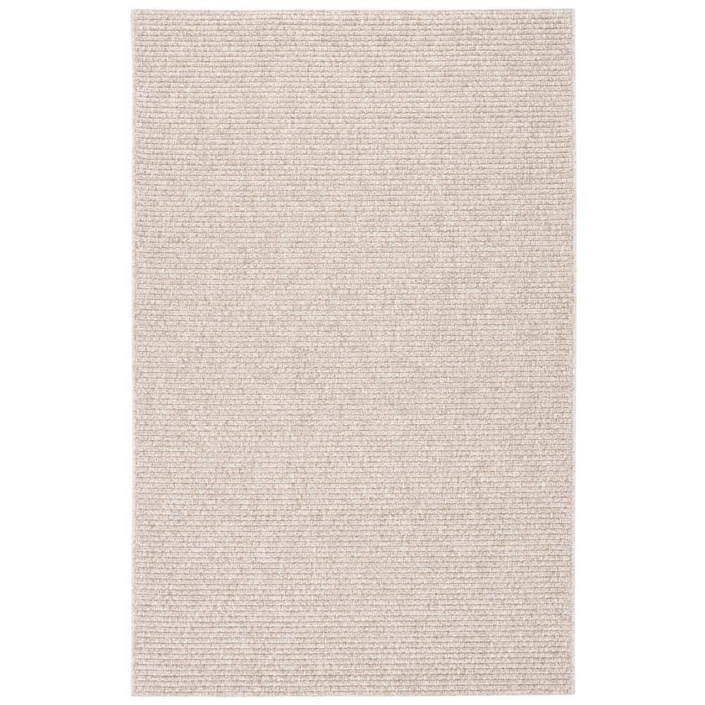 Sisal All-Weather SAW460 Power Loomed Indoor and Outdoor Area Rug - Beige - 4'x6' - Safavieh.