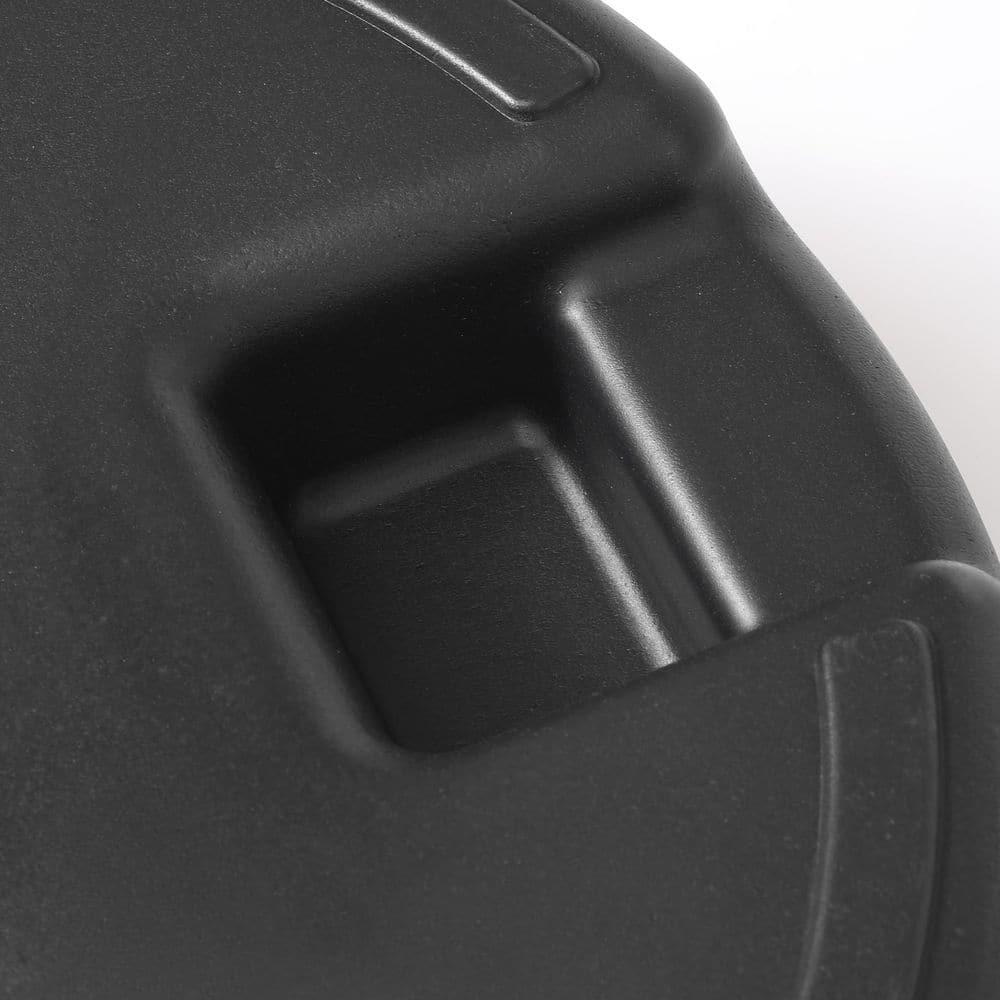 Black Round Fillable Plastic Patio Umbrella Base