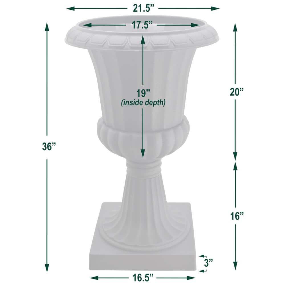 Arcadia Garden Products Urn Planter (Set of 2)
