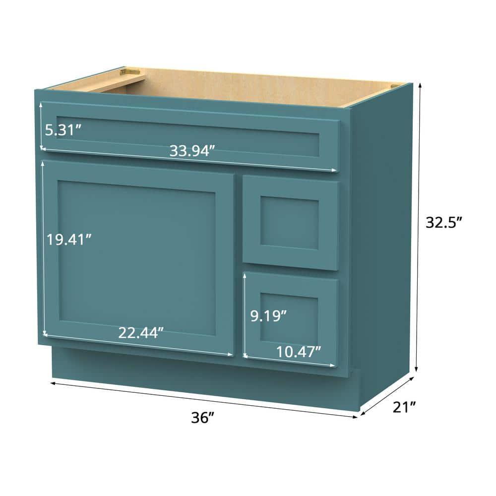 Home Beyond 36" Single Bathroom Vanity Base Only