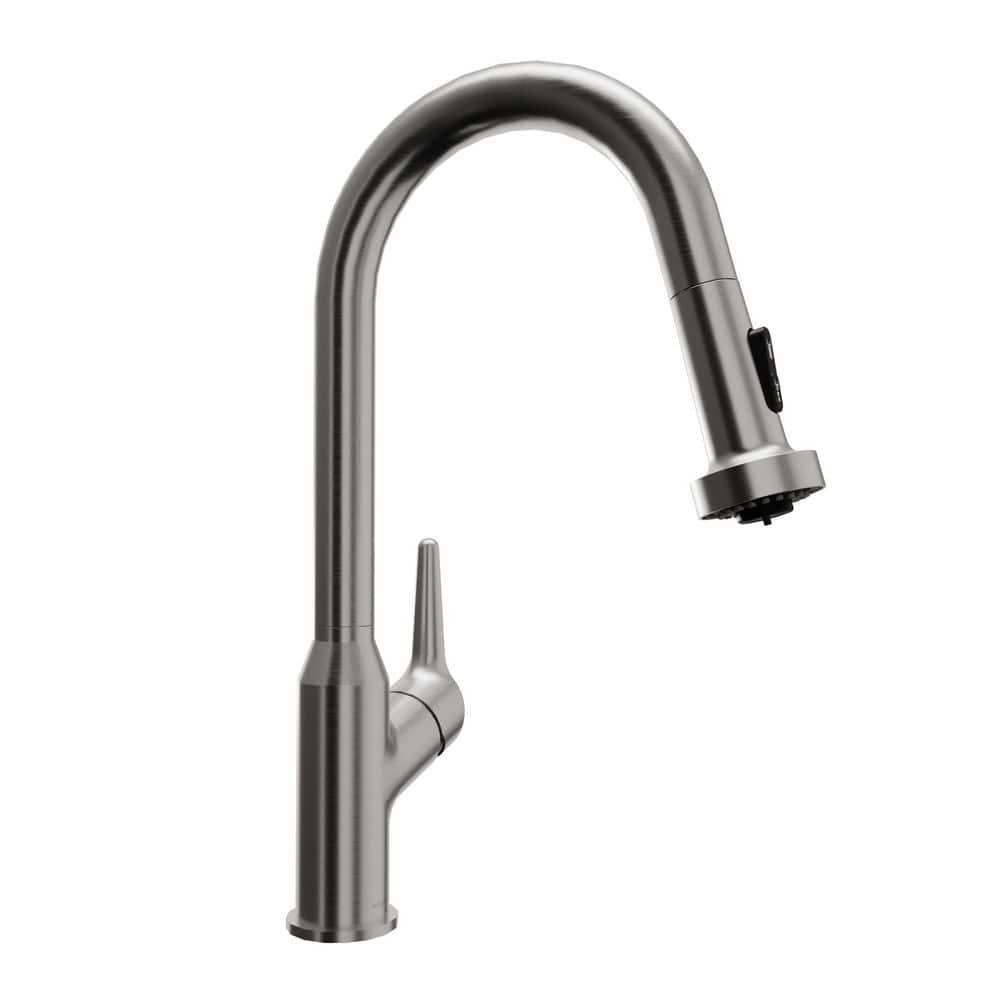 Karran Karran Scottsdale Single Handle Pull Down Sprayer Kitchen Faucet KKF250SS
