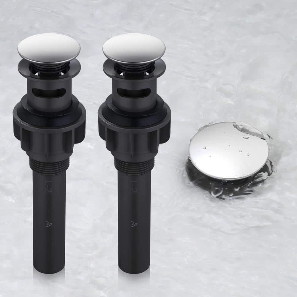 Pop-Up Bathroom Sink Drain with Overflow( 2Pack)