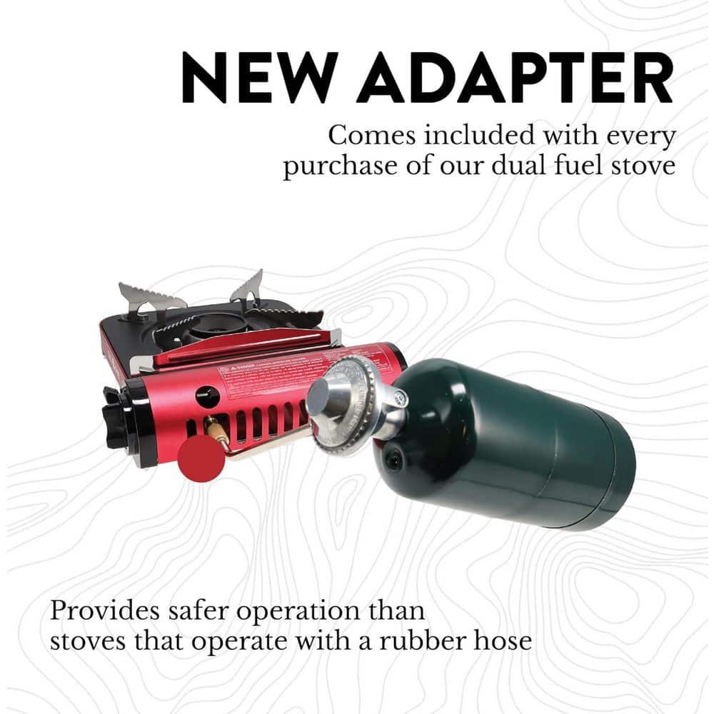 GasOne 12,000 BTU Propane or Butane Stove GS-3100P Portable Dual Fuel Camping Stove Burner