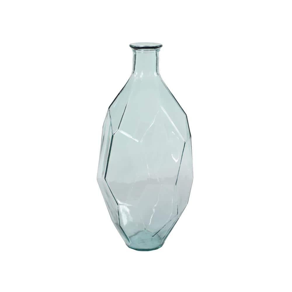 DecMode 23" Spanish Recycled Glass Vase
