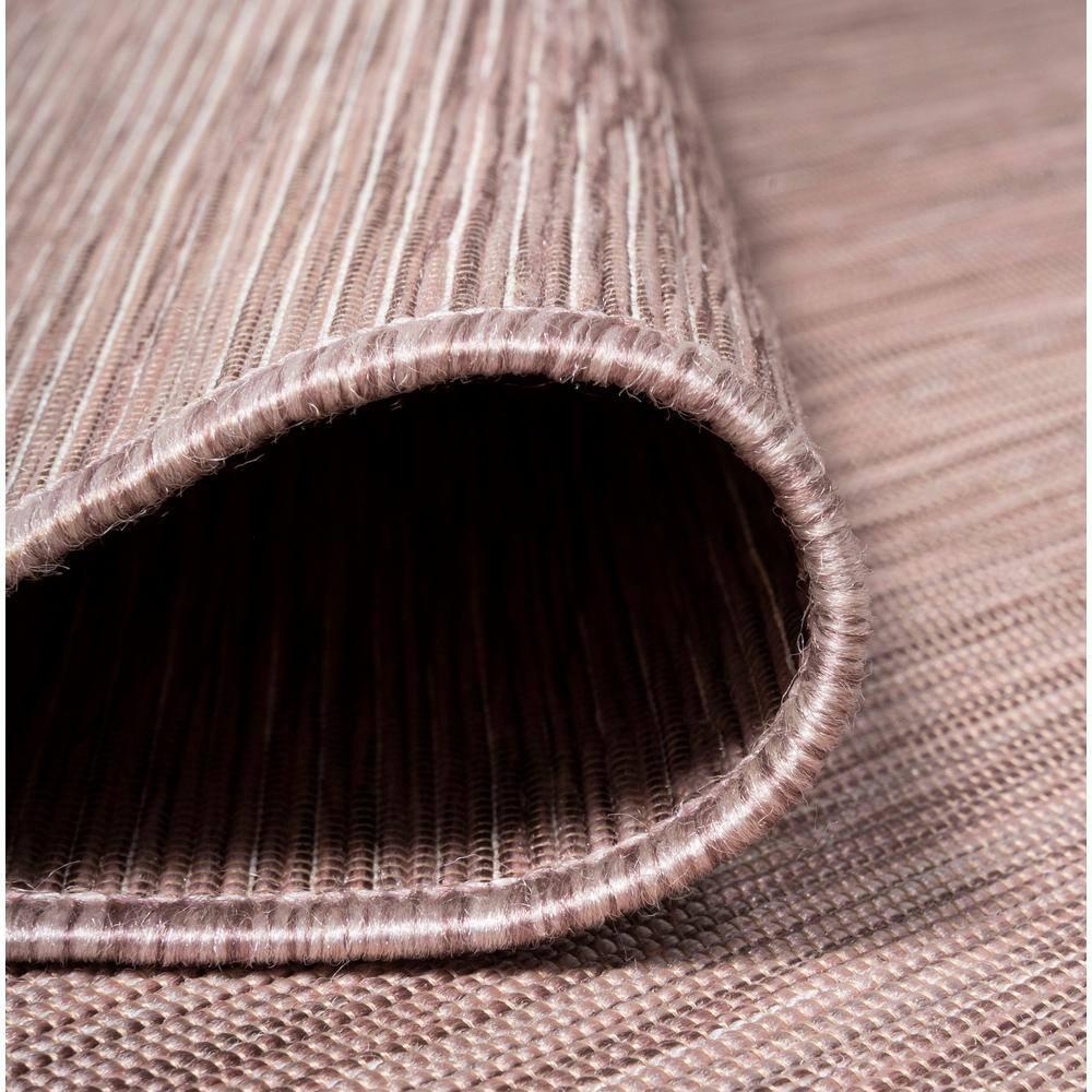 9'x12' Ethan Modern Flatweave Solid  Area Rug, Pink - JONATHAN Y