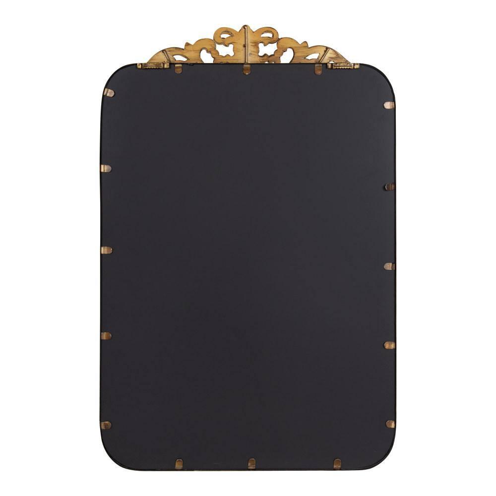 Kate and Laurel Laubry Ornate Framed Wall Mirror, 20x30, Gold