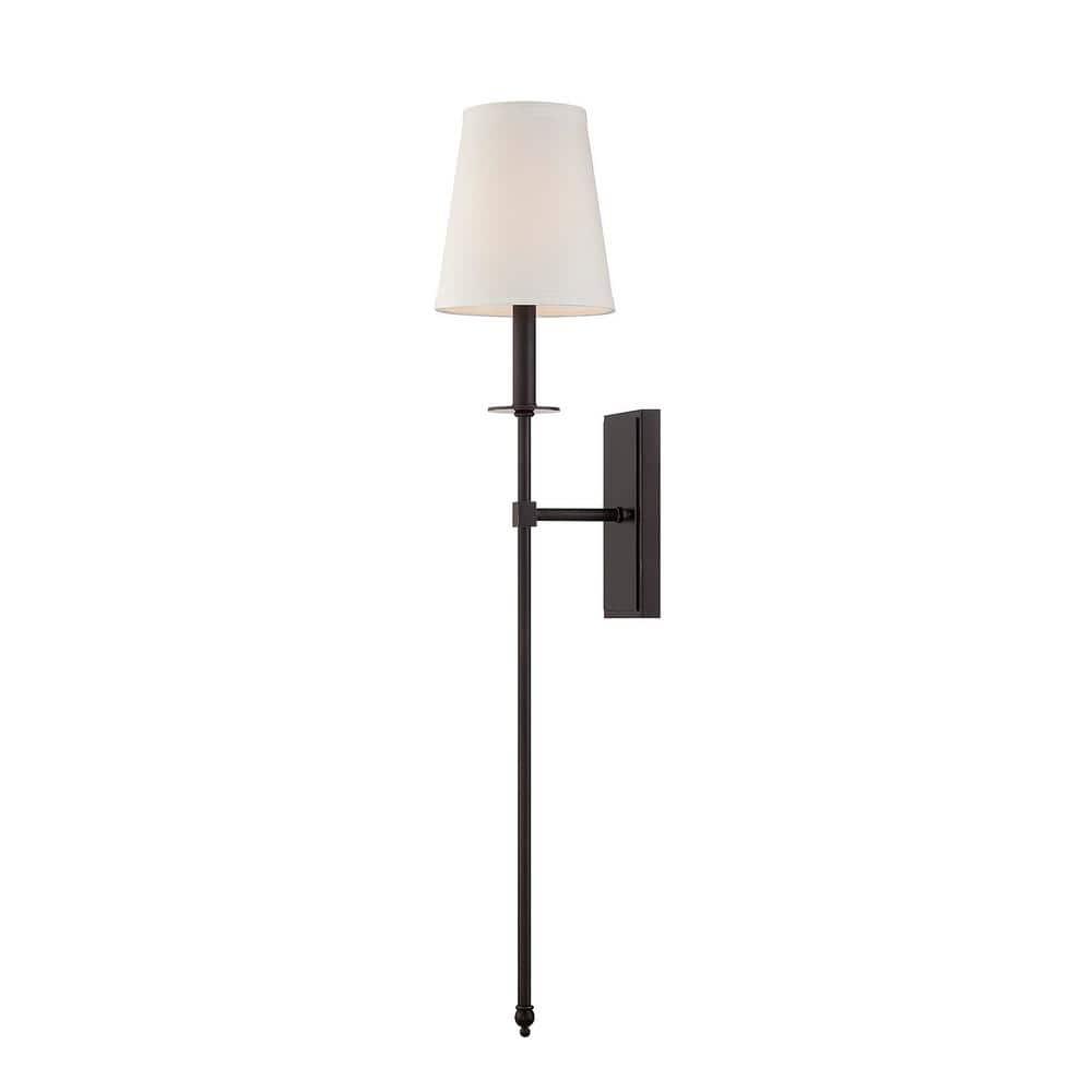 Savoy House Monroe 1 - Light Wall Light in  Classic Bronze