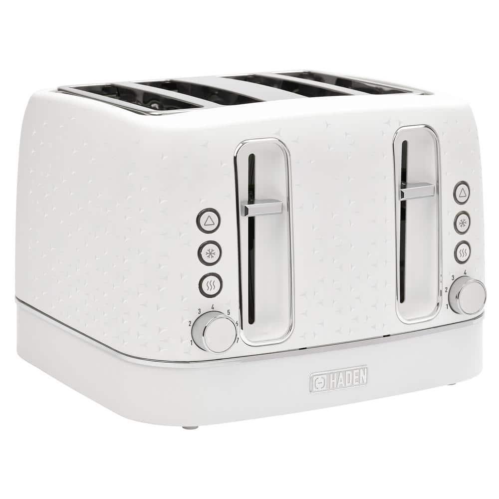 HADEN Starbeck White 4-Slice Toaster
