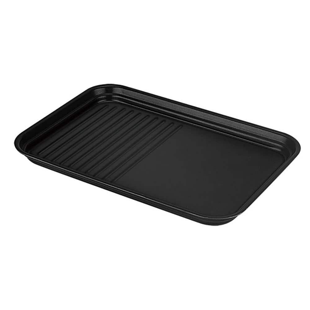 Black Cast Iron Electric Tabletop Grill with Non-Stick Griddle Plate