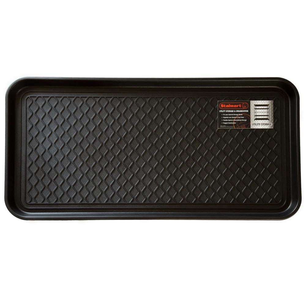 Boot Tray Muddy Shoes Plastic Utility Paint Drip Mat 30 x 15 Inches