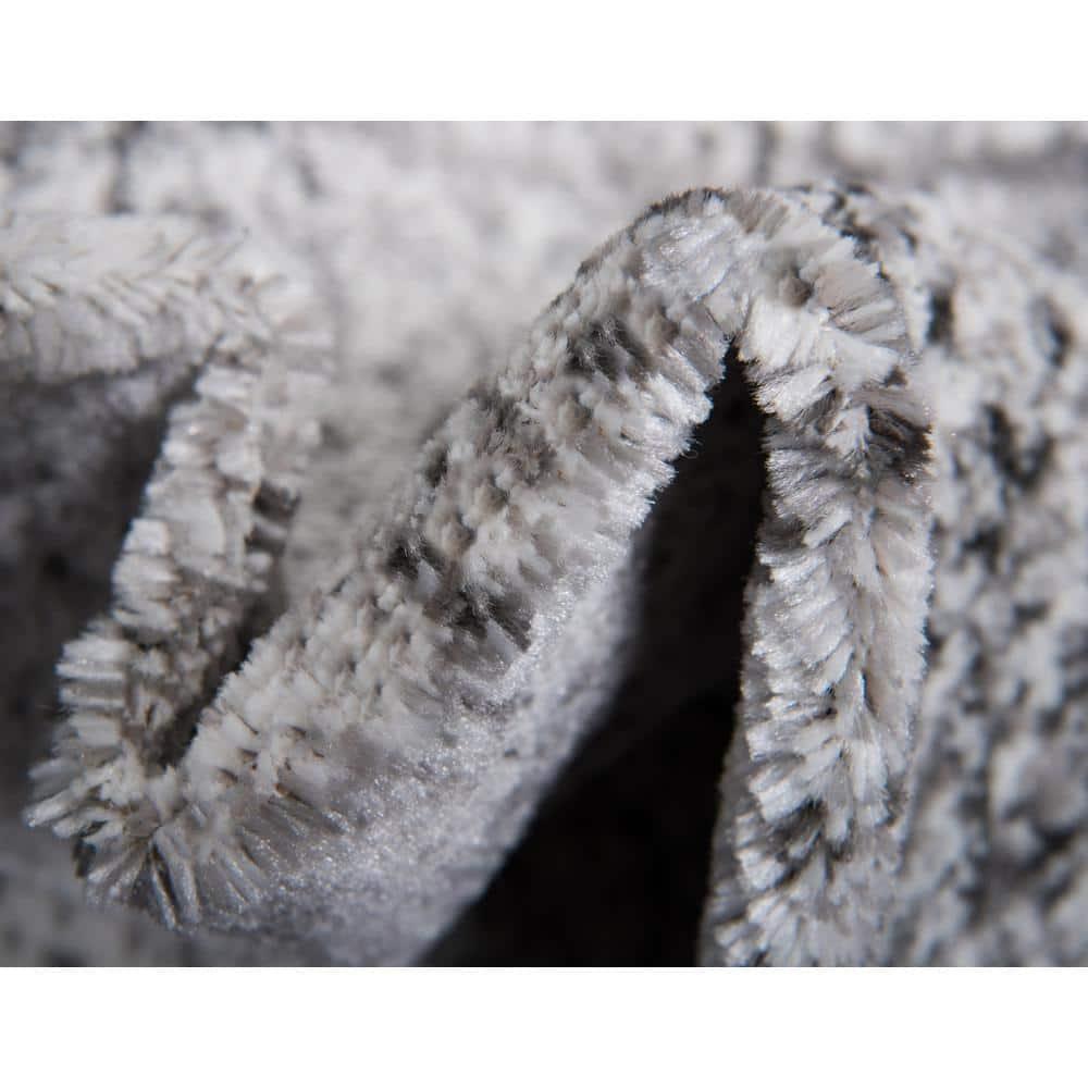 Unique Loom 8' 0 x 10' 0 Sofia Casino Gray Area Rug